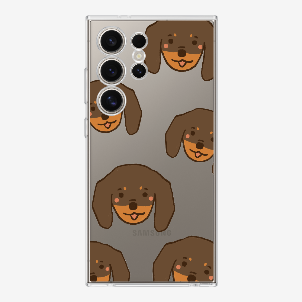 Brown Dachshund Wonderland Phone Case