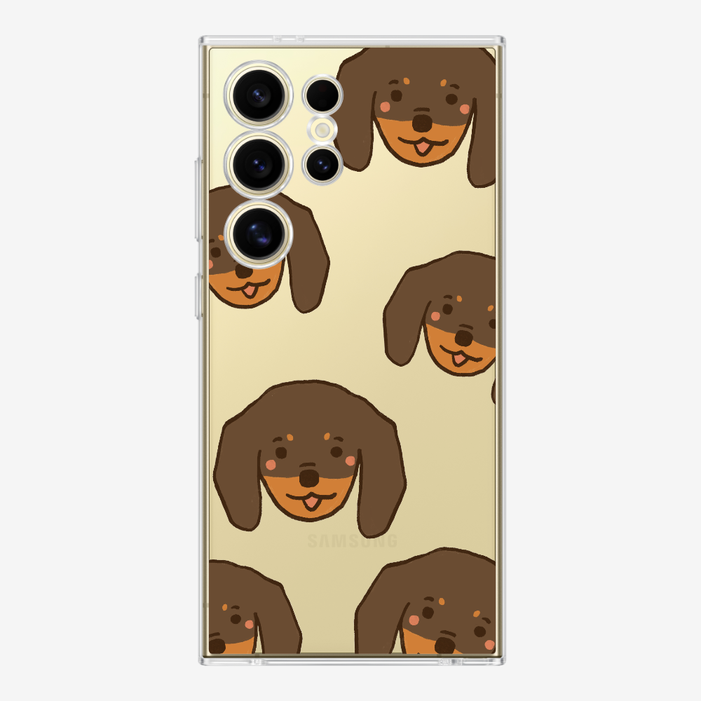 Brown Dachshund Wonderland Phone Case