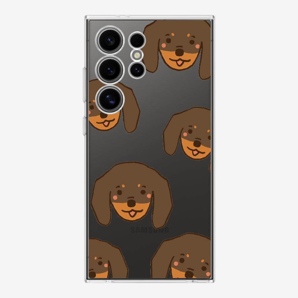 Brown Dachshund Wonderland Phone Case