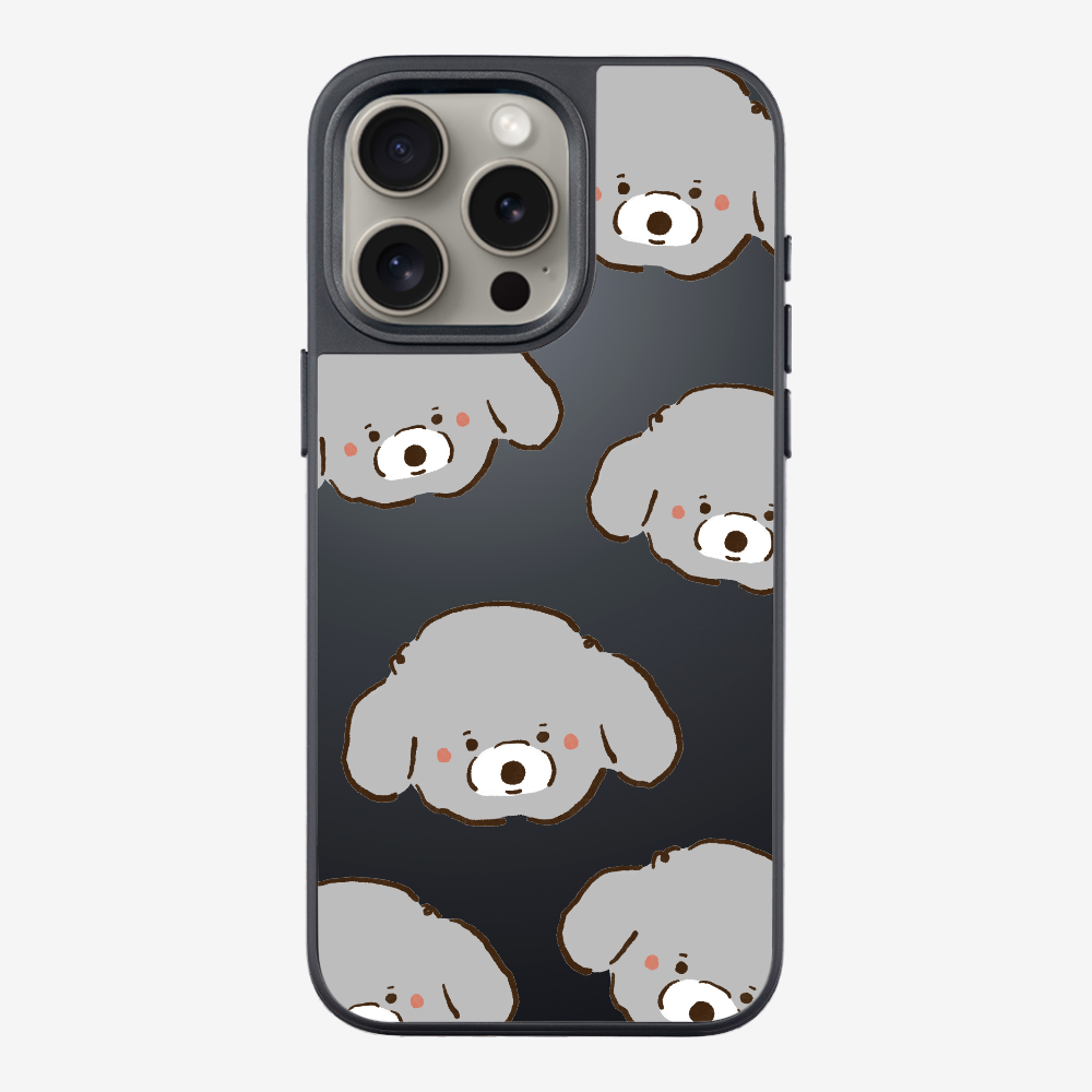 Grey Poodle Wonderland Phone Case