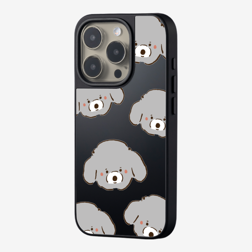 Grey Poodle Wonderland Phone Case