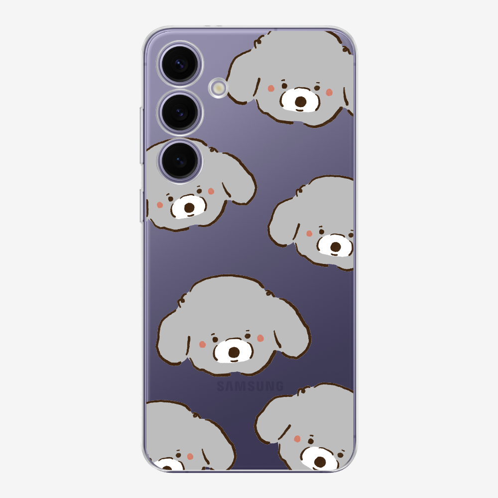 Grey Poodle Wonderland Phone Case