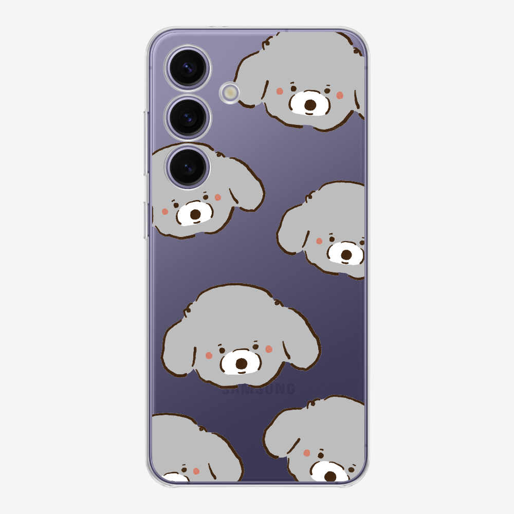 Grey Poodle Wonderland Phone Case