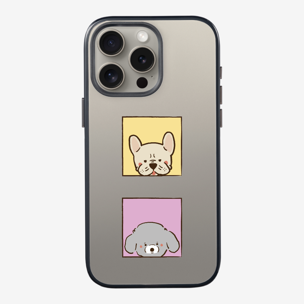 Bulldog and Poodle Phone Case