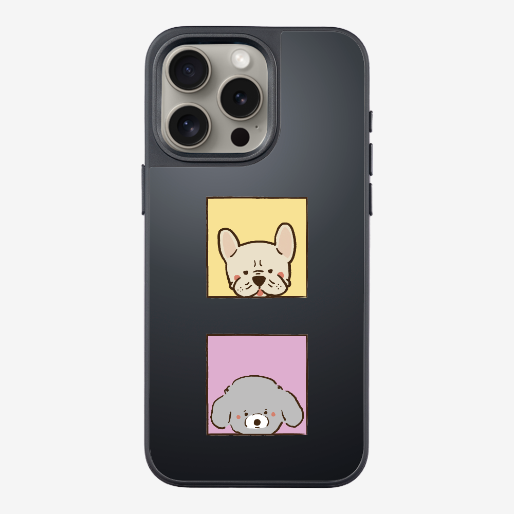 Bulldog and Poodle Phone Case