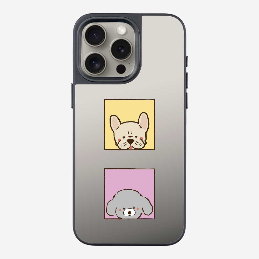 Bulldog and Poodle Phone Case