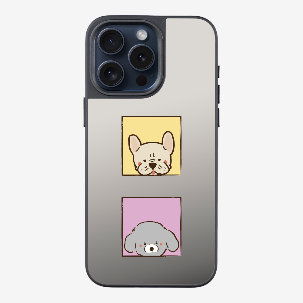 Bulldog and Poodle Phone Case