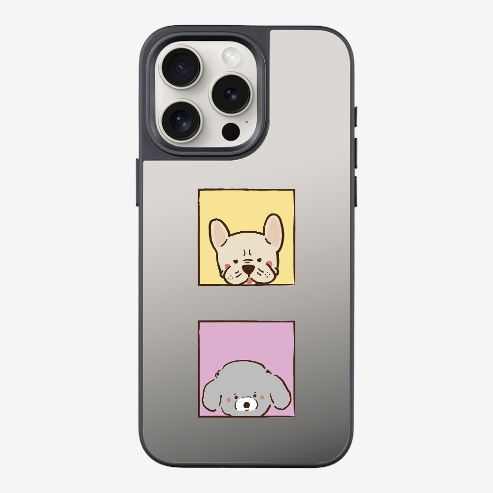 Bulldog and Poodle Phone Case