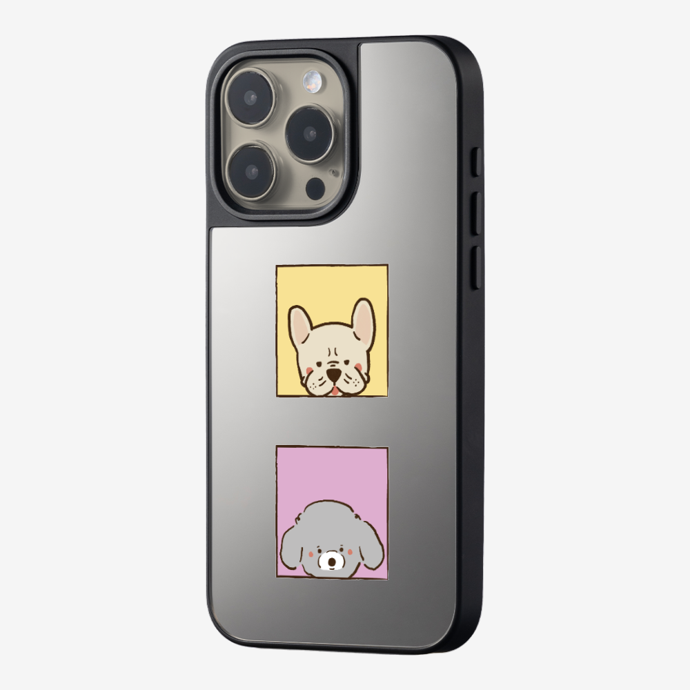 Bulldog and Poodle Phone Case