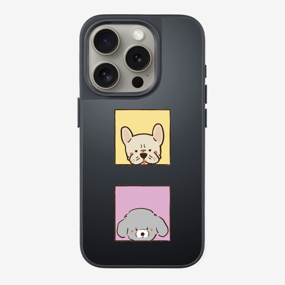 Bulldog and Poodle Phone Case