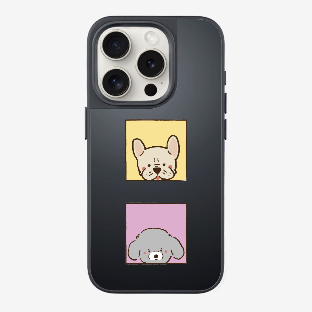 Bulldog and Poodle Phone Case