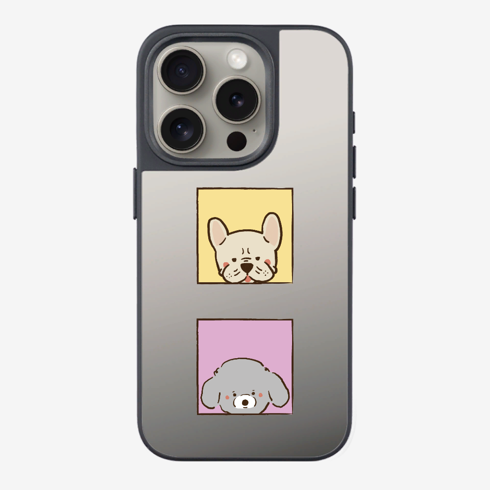 Bulldog and Poodle Phone Case