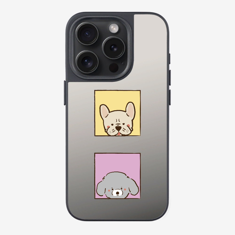 Bulldog and Poodle Phone Case