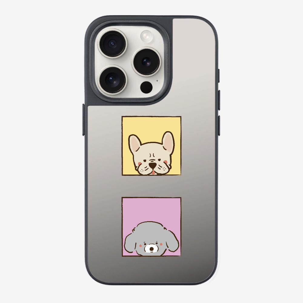 Bulldog and Poodle Phone Case