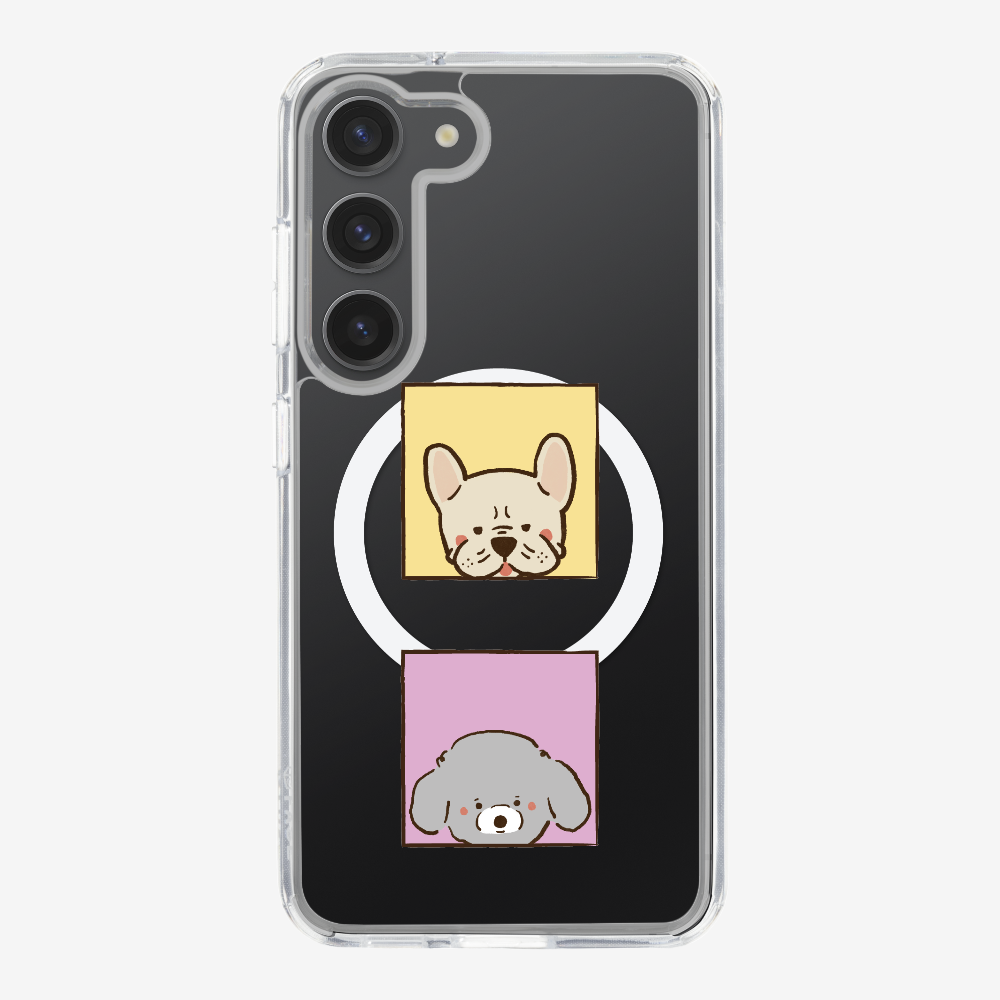 Bulldog and Poodle Phone Case