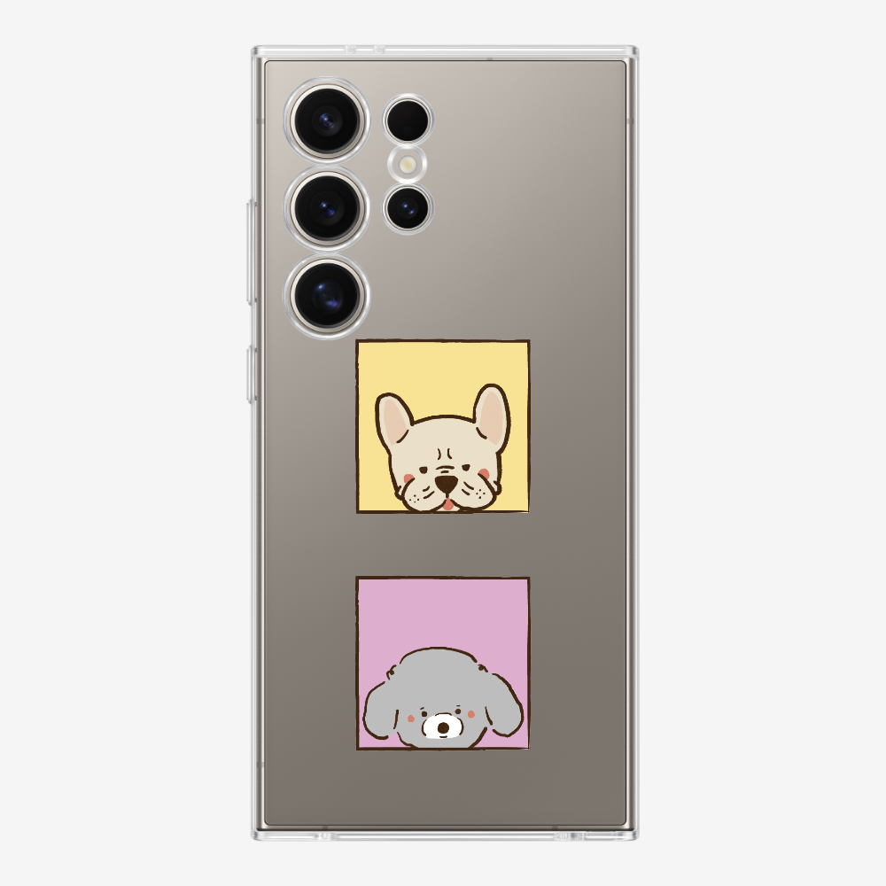 Bulldog and Poodle Phone Case