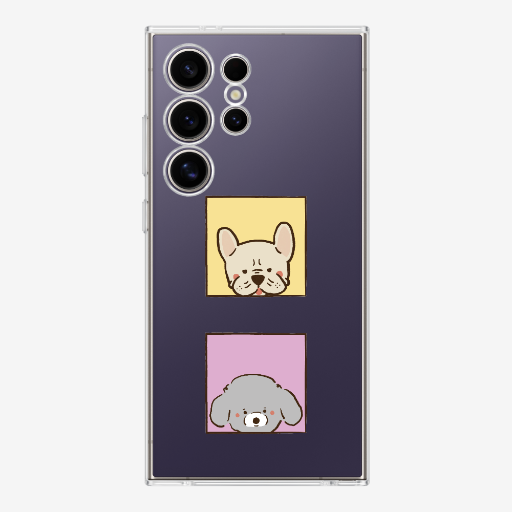 Bulldog and Poodle Phone Case