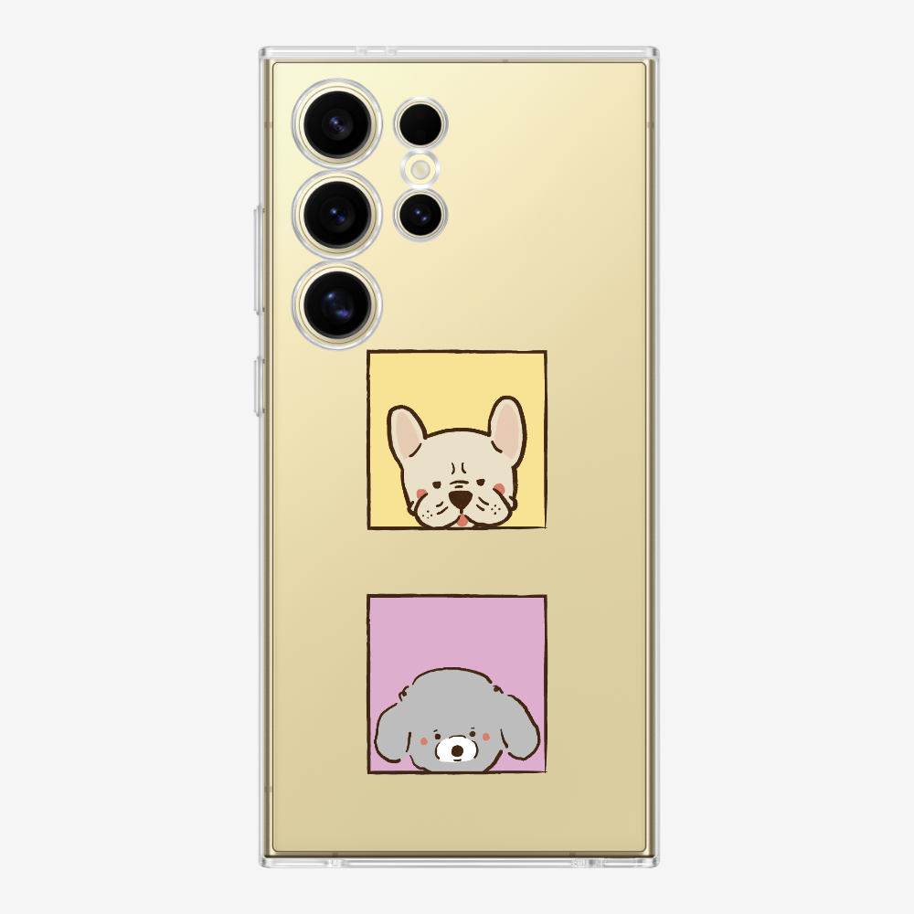 Bulldog and Poodle Phone Case