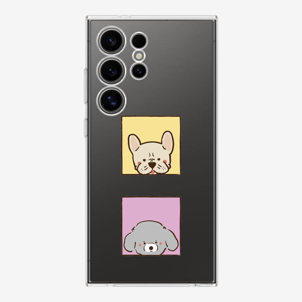 Bulldog and Poodle Phone Case