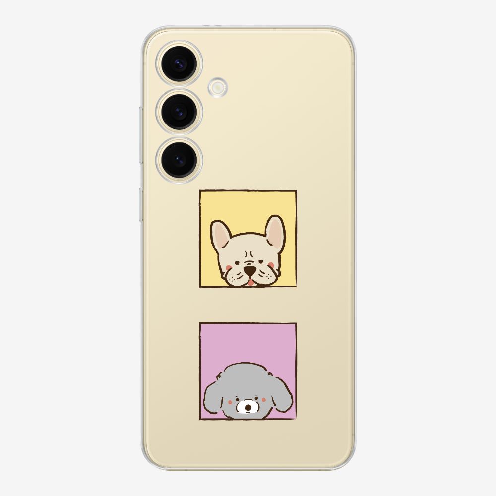 Bulldog and Poodle Phone Case