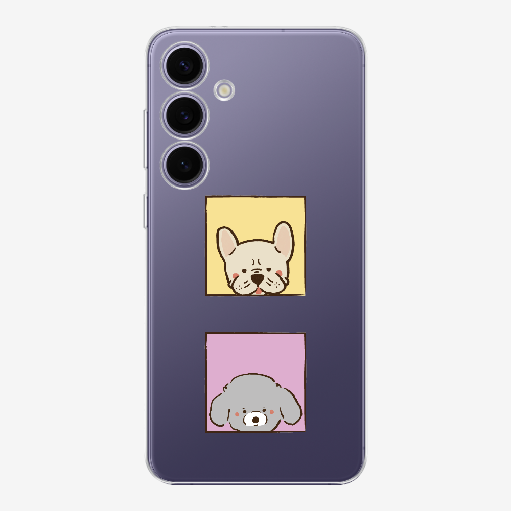 Bulldog and Poodle Phone Case