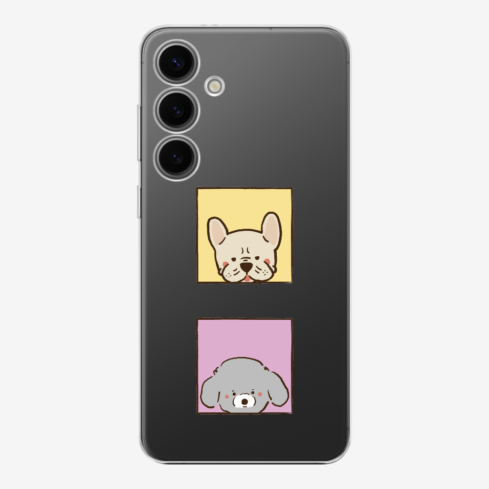 Bulldog and Poodle Phone Case