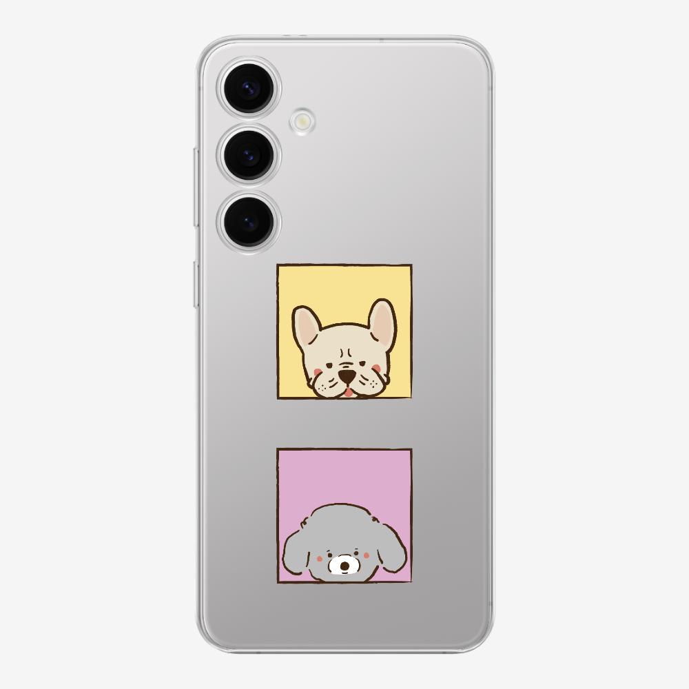 Bulldog and Poodle Phone Case