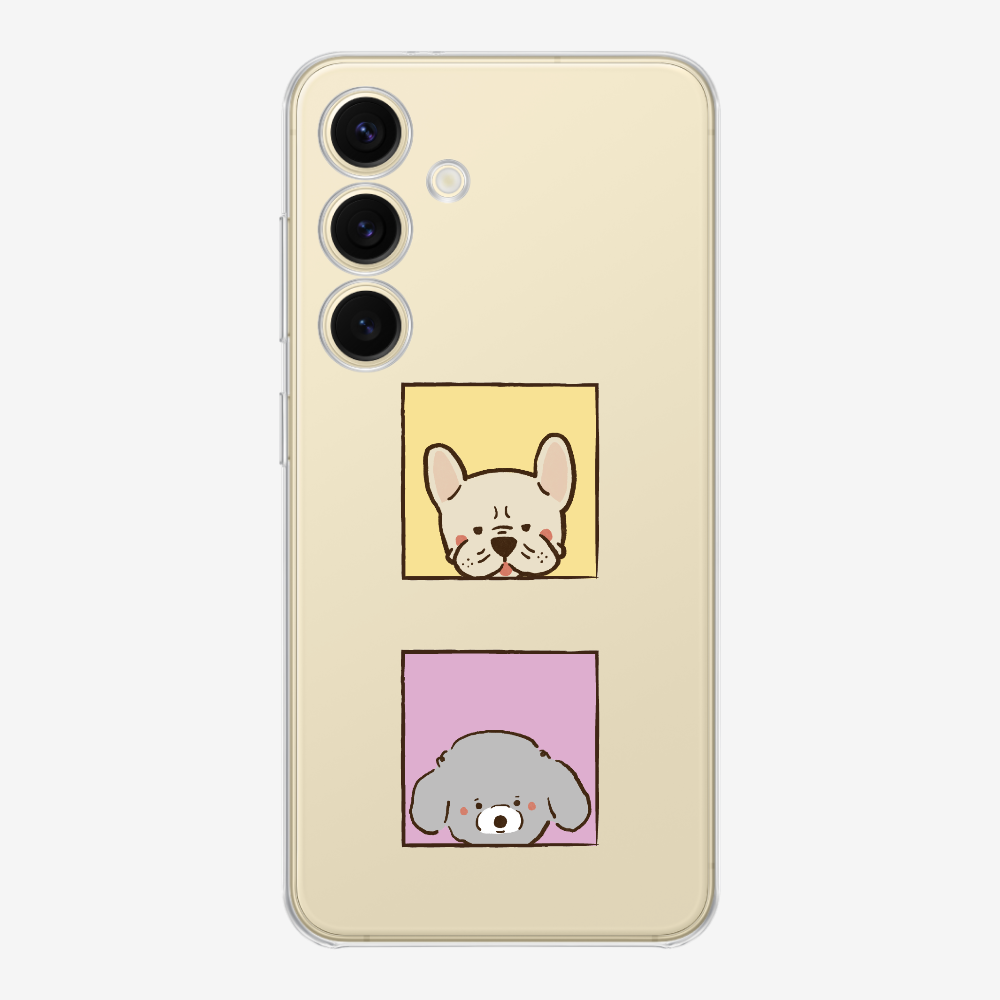 Bulldog and Poodle Phone Case