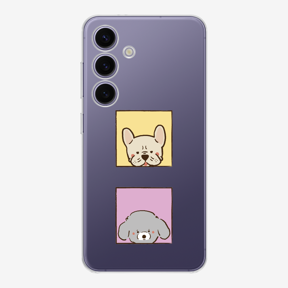 Bulldog and Poodle Phone Case