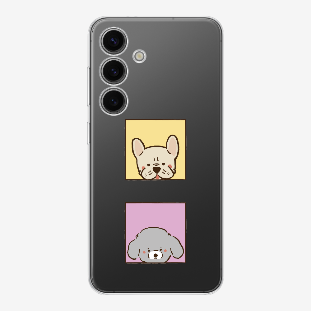 Bulldog and Poodle Phone Case