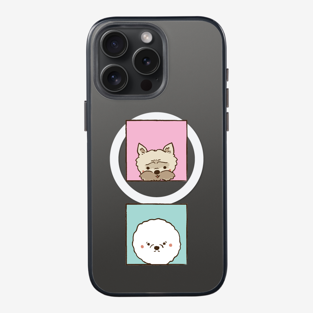 Terrier and Bichon Phone Case