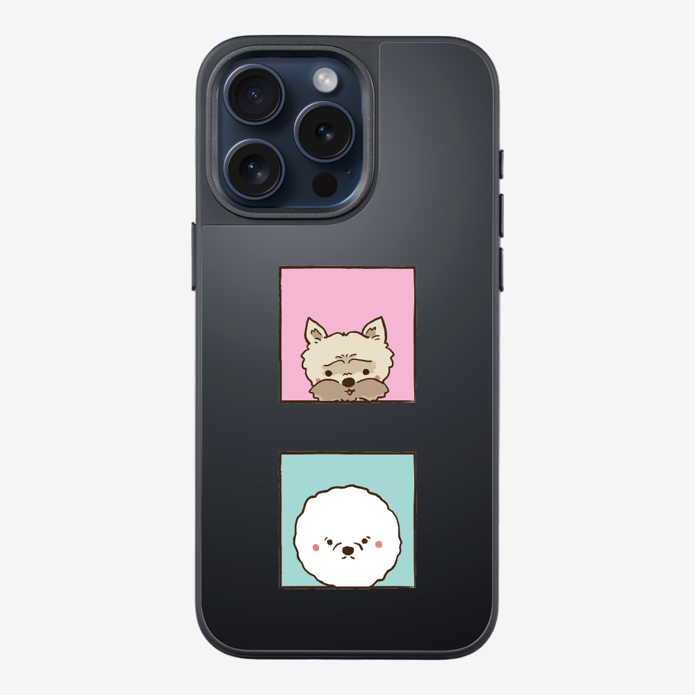 Terrier and Bichon Phone Case