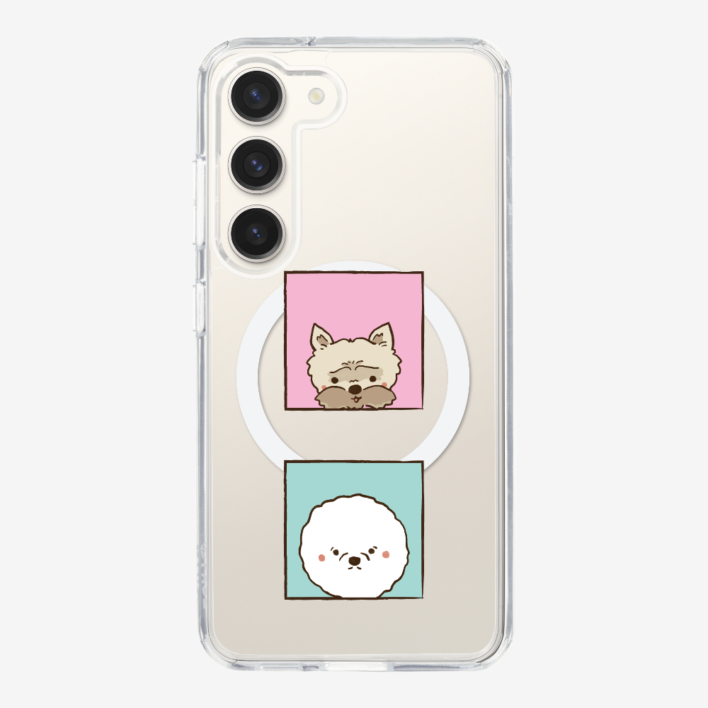 Terrier and Bichon Phone Case