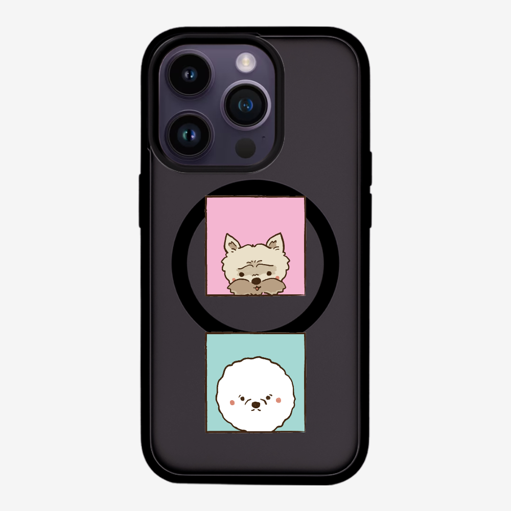 Terrier and Bichon Phone Case