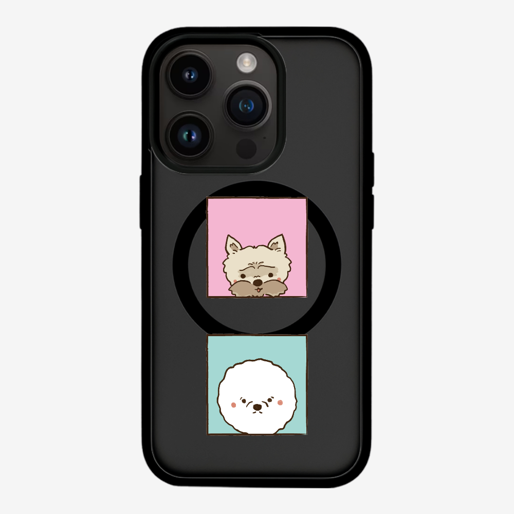 Terrier and Bichon Phone Case