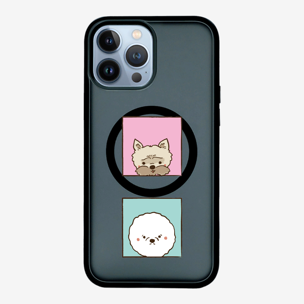 Terrier and Bichon Phone Case