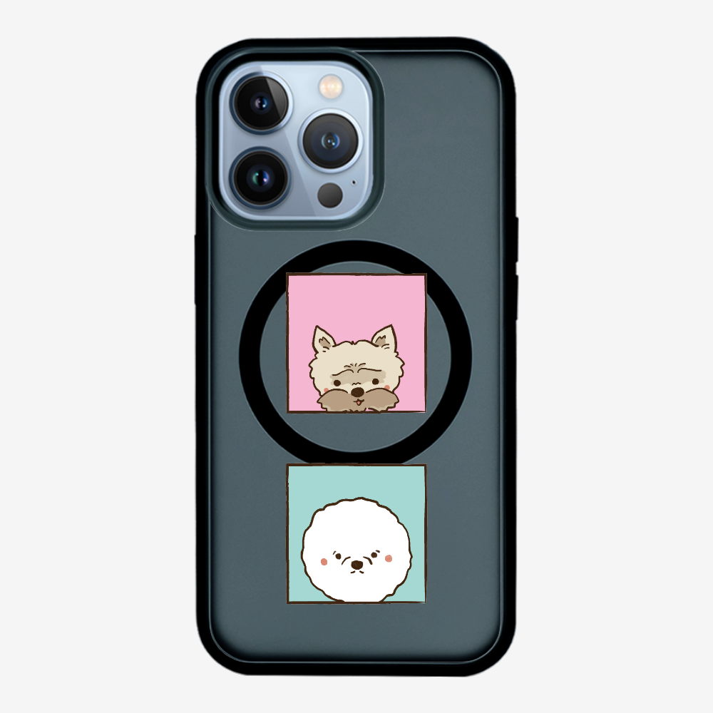 Terrier and Bichon Phone Case