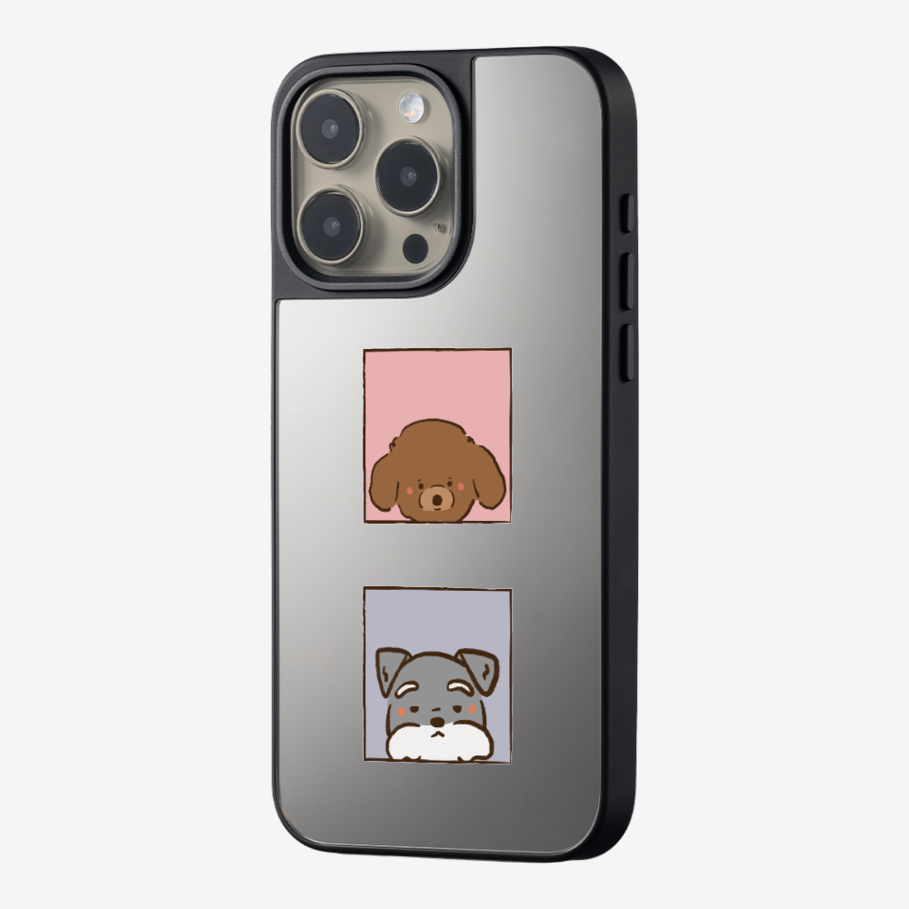 Poodle and Schnauzer Phone Case