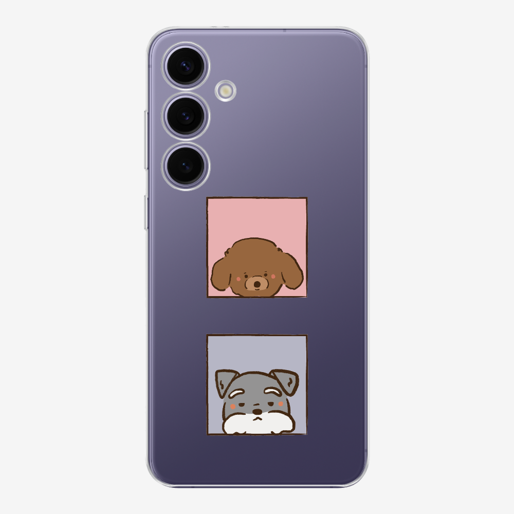 Poodle and Schnauzer Phone Case