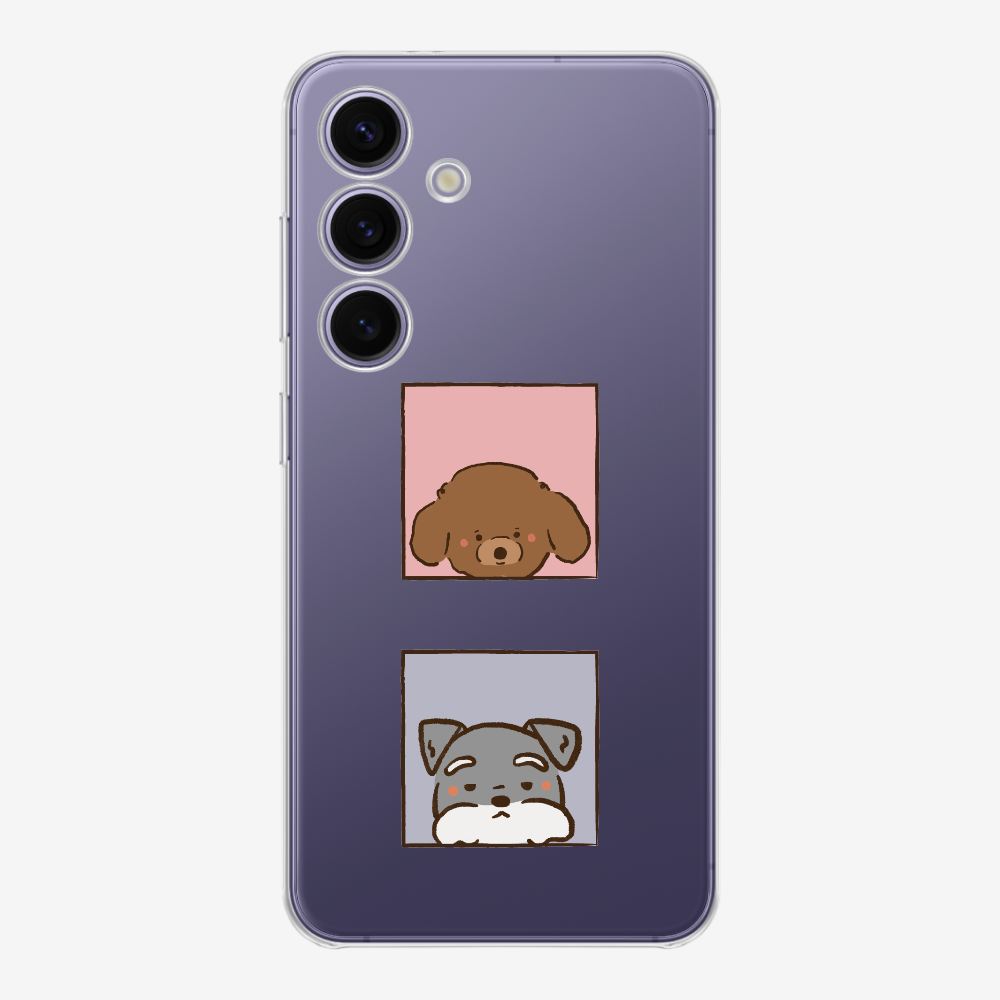 Poodle and Schnauzer Phone Case