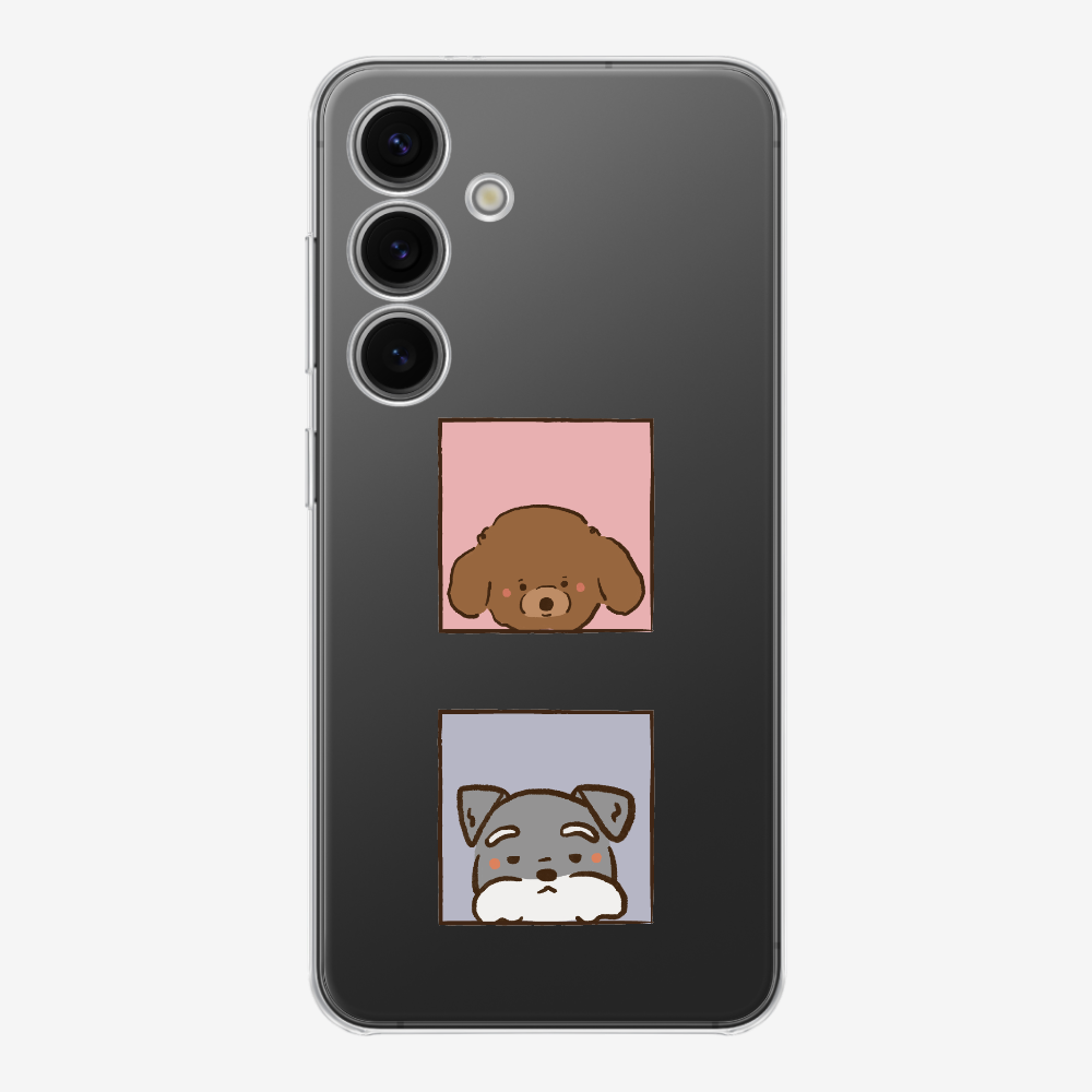 Poodle and Schnauzer Phone Case