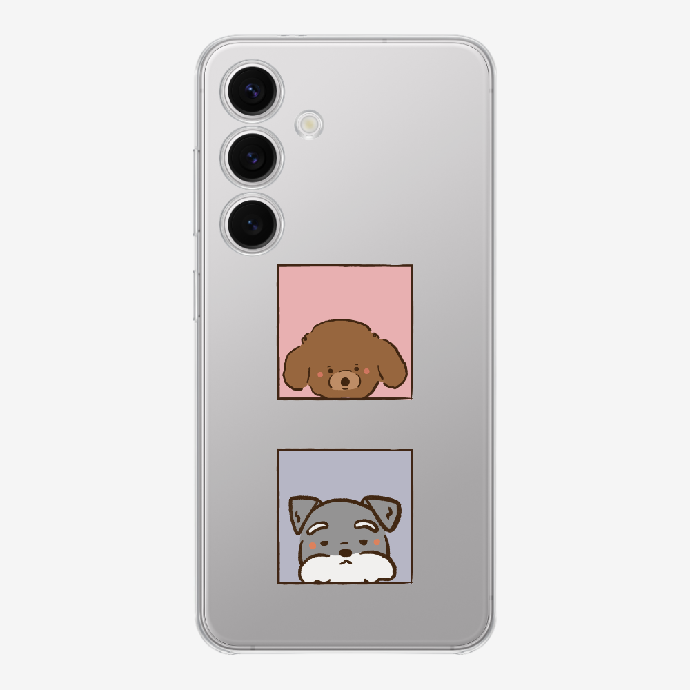 Poodle and Schnauzer Phone Case