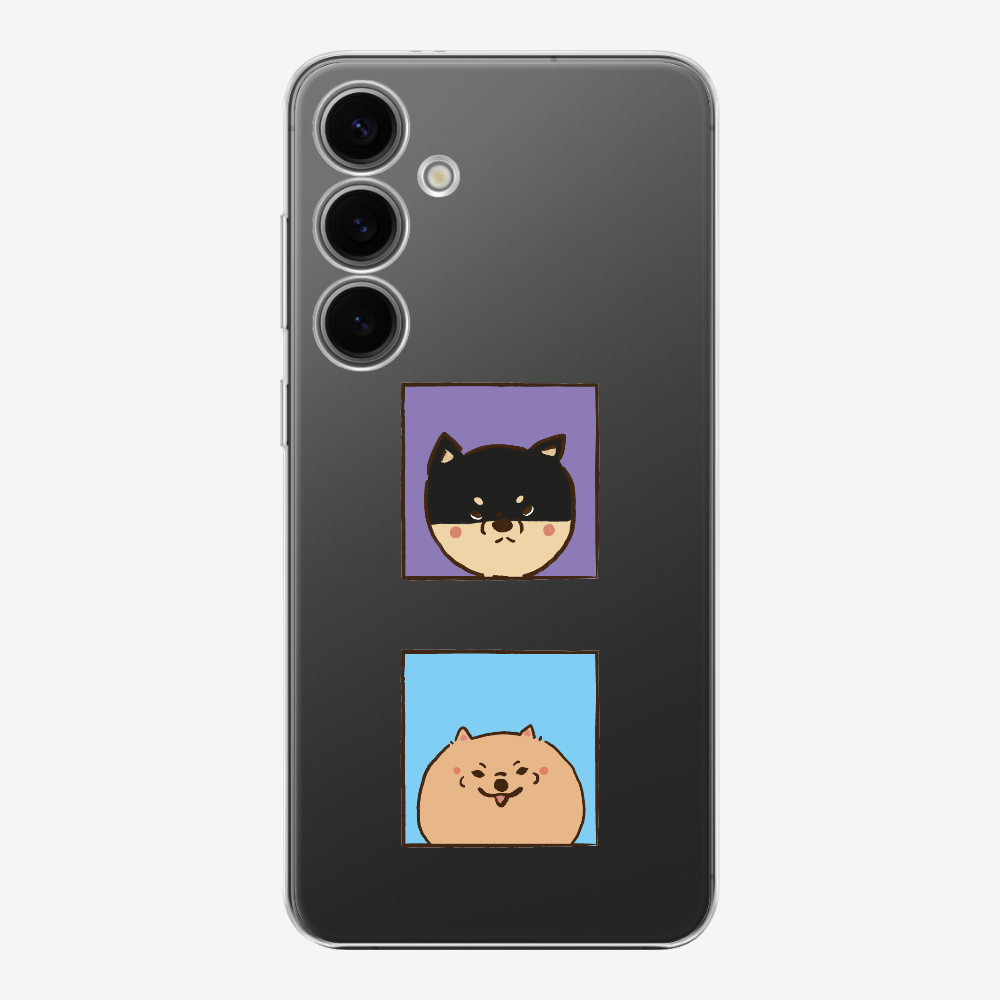 Shiba Inu and Pomeranian Phone Case