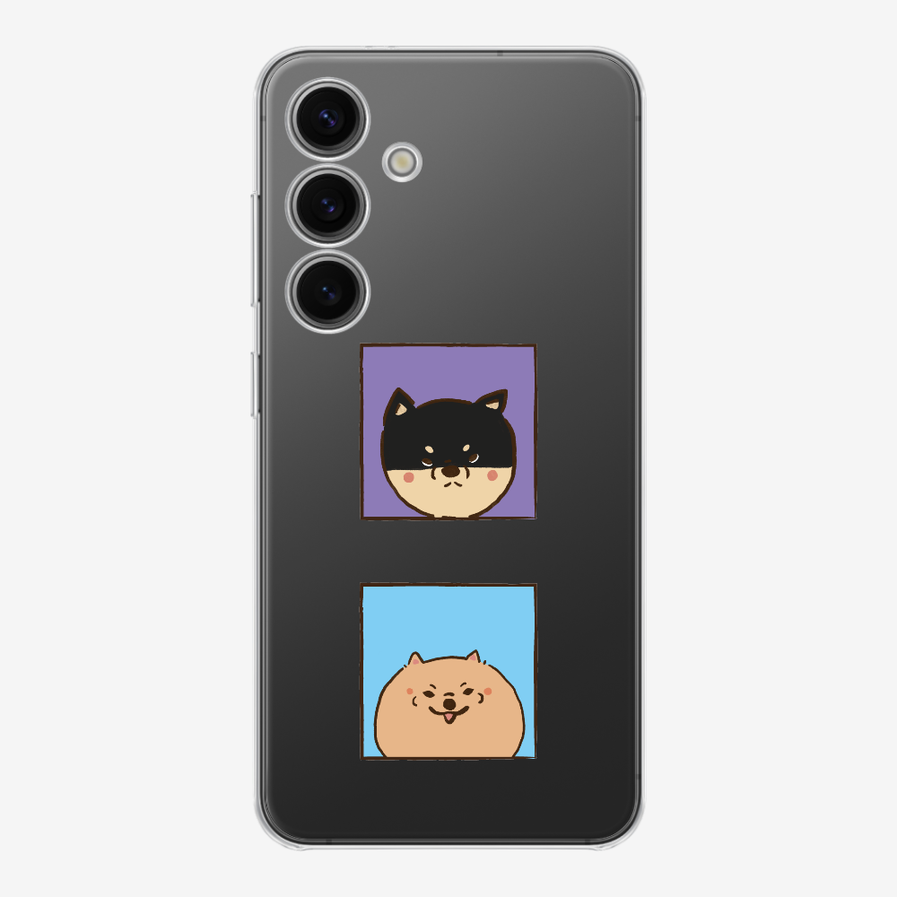 Shiba Inu and Pomeranian Phone Case