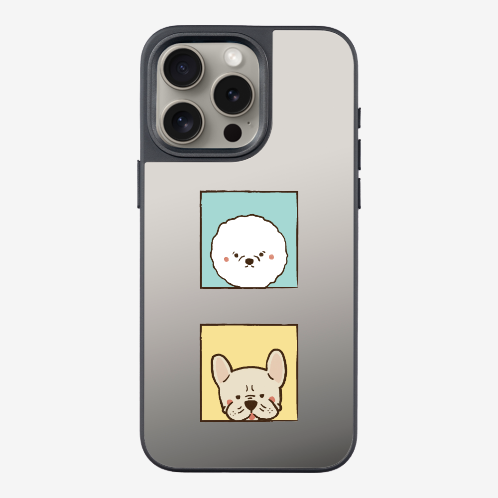 Bichon and Bulldog Phone Case