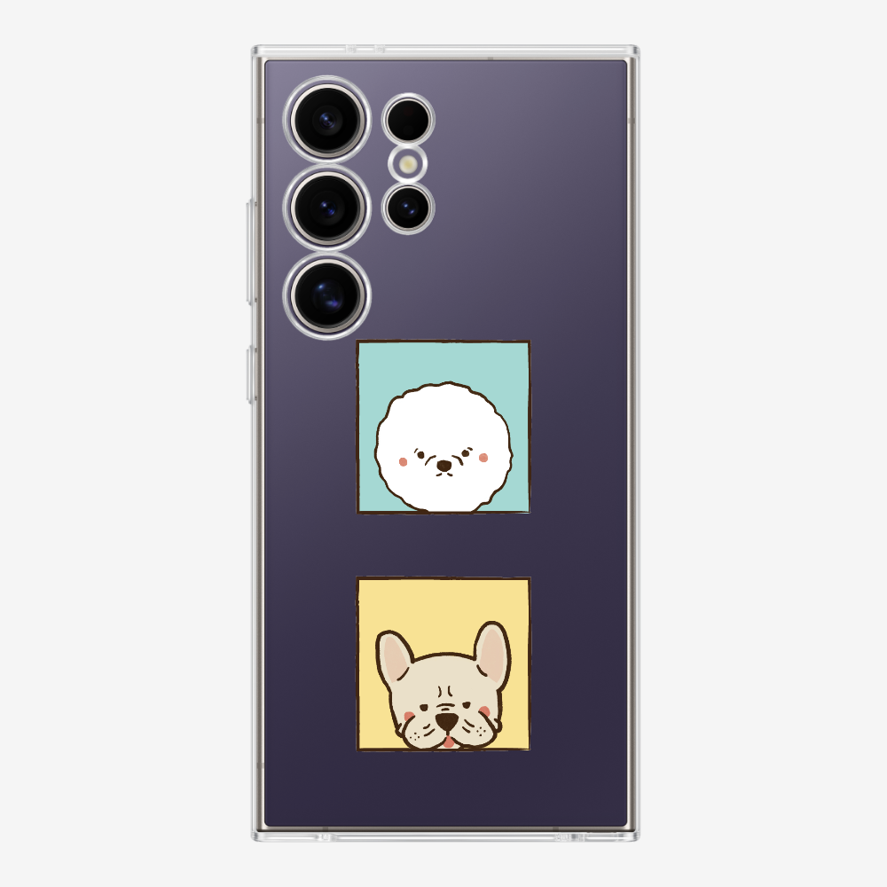 Bichon and Bulldog Phone Case