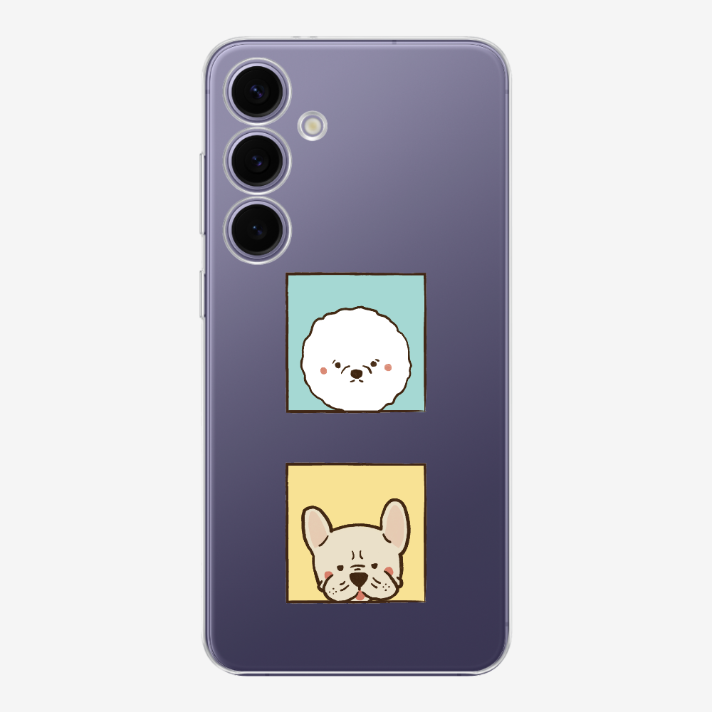 Bichon and Bulldog Phone Case