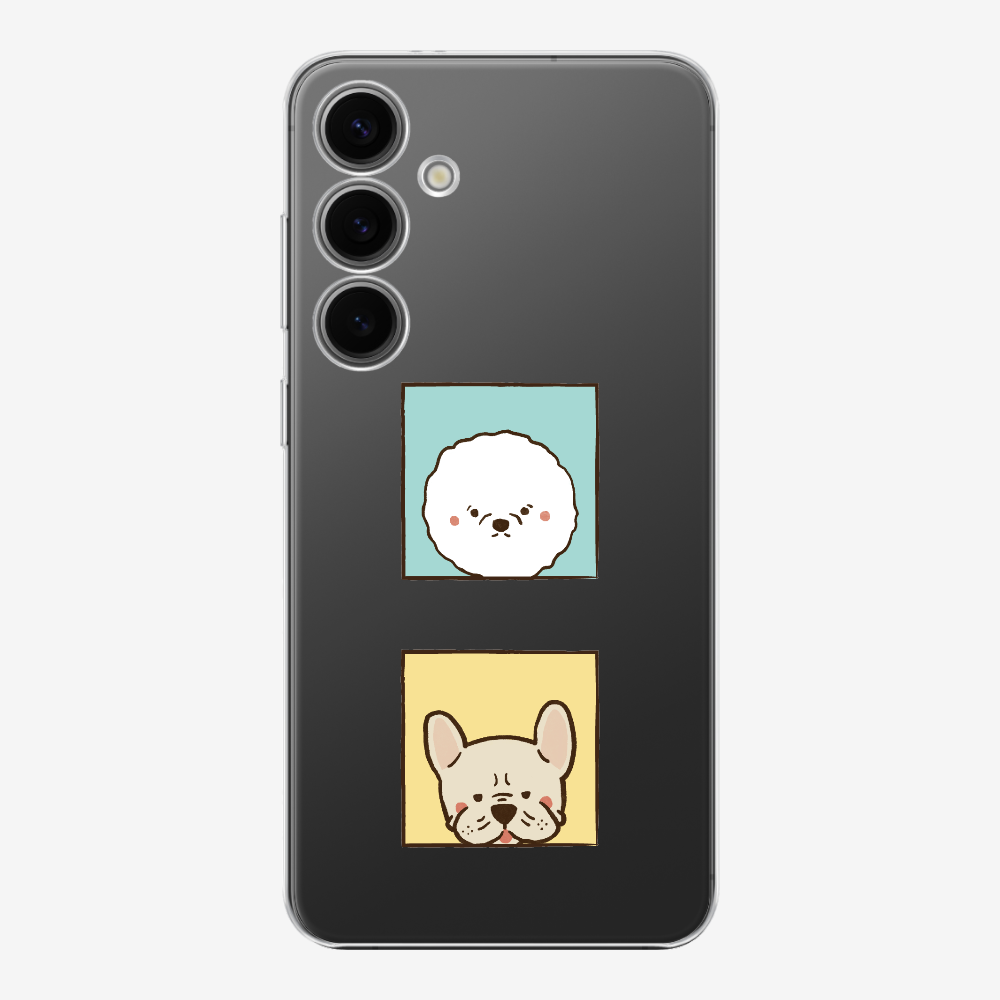 Bichon and Bulldog Phone Case