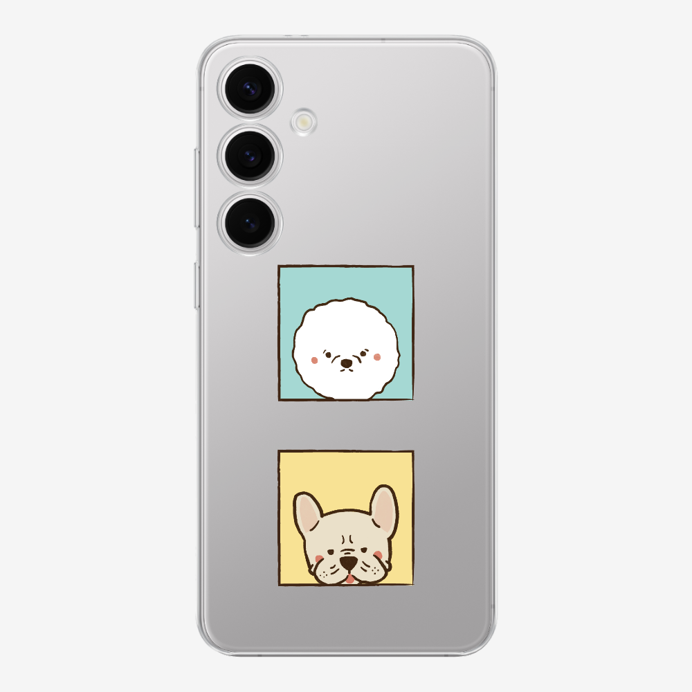 Bichon and Bulldog Phone Case