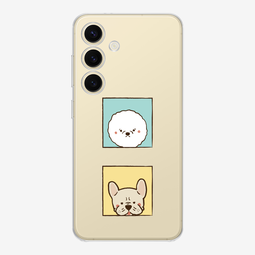 Bichon and Bulldog Phone Case